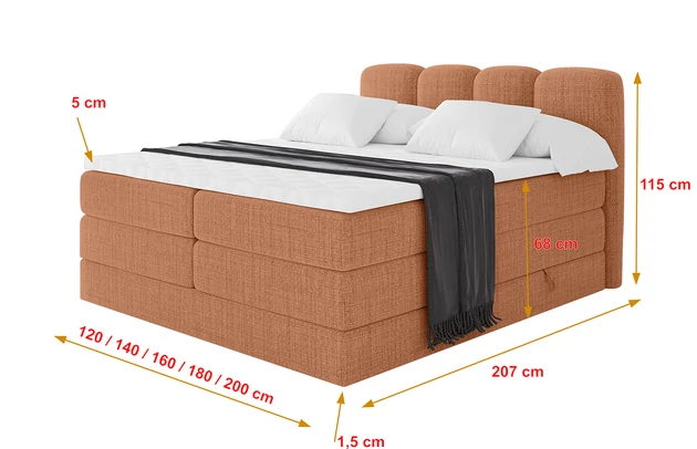 Boxspringbett NINA KING - 4