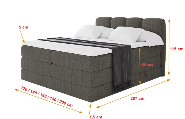 Boxspringbett NINA KING - 4