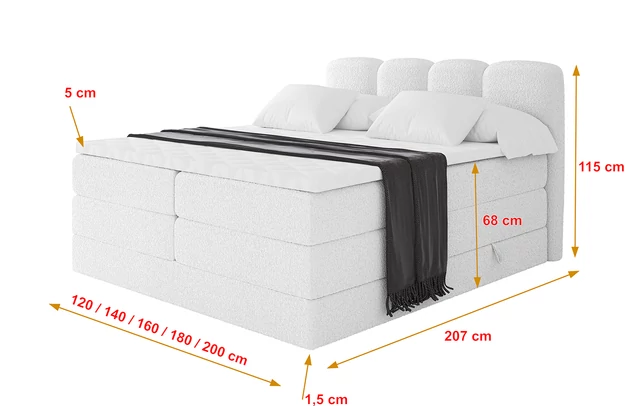 Boxspringbett NINA KING - 4