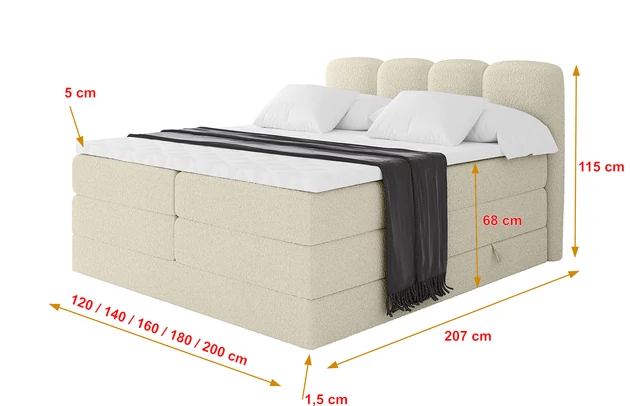 Boxspringbett NINA KING - 4