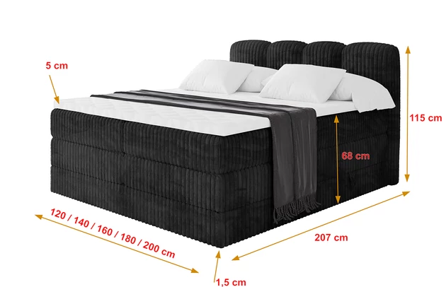 Boxspringbett NINA KING - 4