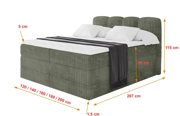 Boxspringbett NINA KING - 4