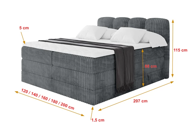 Boxspringbett NINA KING - 4