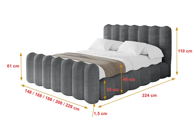 Polsterbett SORA-Z - 4