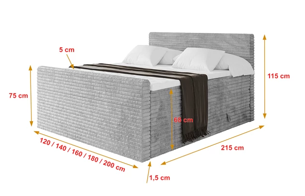 Boxspringbett TOLO-Z KING-v1 - 4