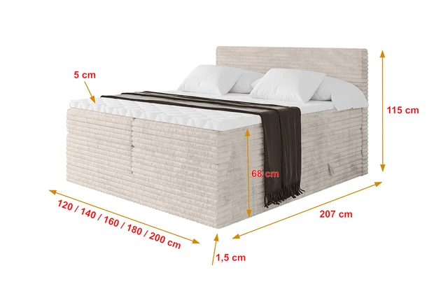 Boxspringbett TOLO KING-v1 - 4