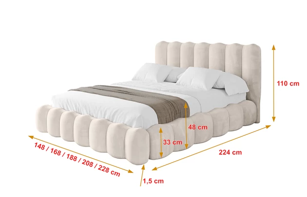 Polsterbett SORA - 4