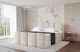 Bezug: Samt, Farbe: Beige - Casablanca 2301, Stoffbeschreibung: Polsterstoff Casablanca: „Pet-friendly“, leicht zu reinigen (CleanBOO+), wasserabweisend mit Lotuseffekt, scheuerfest (45.000 Martindale- Zyklen), Gewicht 310g/m2 ±5 %, Zimmer: Schlafzimmer, Länge: 212 cm, Breite: 160 cm, Höhe: 115 cm, Größe: 160x200 cm, Länge der Schlaffläche: 200 cm, Breite der Schlaffläche: 160 cm, Liegehöhe: 55 cm, Härtegrad der Matratze: H3, Höhe der Matratze: 20 cm, Matratze: Bonellfederung, Farbe des Toppers: Weiß, Höhe des Toppers: 5 cm, Material des Toppers: Schaumstoff, Bettkasten: Ja, Anzahl der Bettkasten: 2, Höhe der Bettkasten: 30 cm, Höhe des Kopfteils: 115 cm, Material der Füße: Plastik, Höhe der Füße: 2 cm, Dicke des Kopfteils: 8 cm, Dicke des Fußteils: 7 cm, Gepolsterte Rückseite: Nein - 1