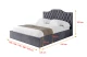Polsterbett FALIO