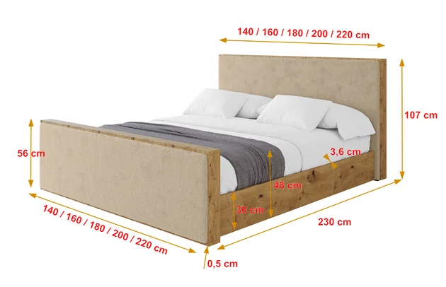 Polsterbett ENZO9-Z - 4