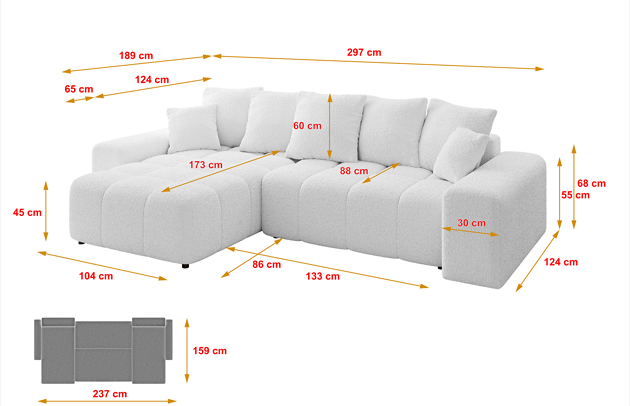 Ecksofa ENIL-L - 4