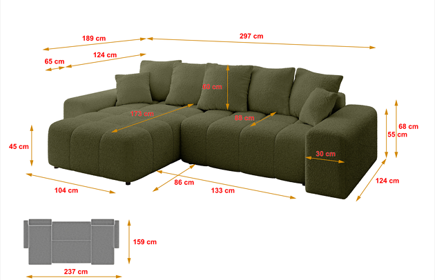 Ecksofa ENIL-L - 4