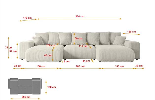 Wohnlandschaft ESKAR-U - 7
