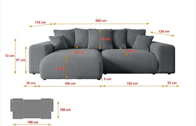 Ecksofa ESKAR-L - 4