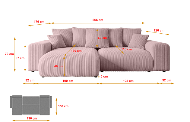 Ecksofa ESKAR-L - 4
