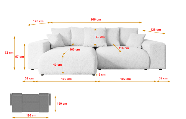 Ecksofa ESKAR-L - 4