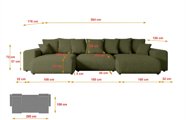 Wohnlandschaft ESKAR-U - 7
