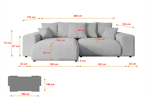Ecksofa ESKAR-L - 4