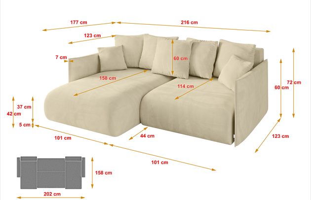 Ecksofa ONESK-L - 4