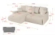 Ecksofa ONESK-L-v1