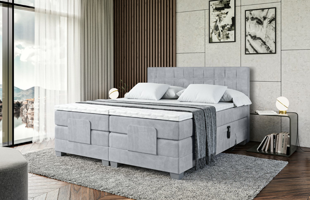 Elektrisches Boxspringbett OSTO EL - 4
