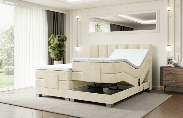 Elektrisches Boxspringbett AMEL EL - 3