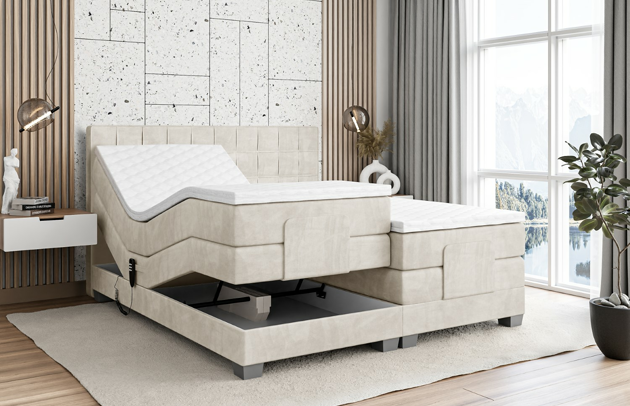 Elektrisches Boxspringbett OSTO EL - 3