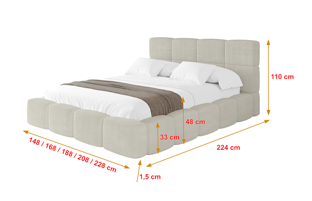 Polsterbett NATA - 4