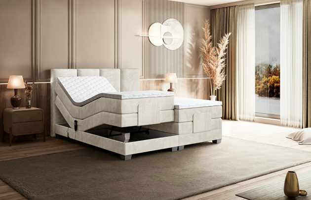 Elektrisches Boxspringbett ROKS EL - 5