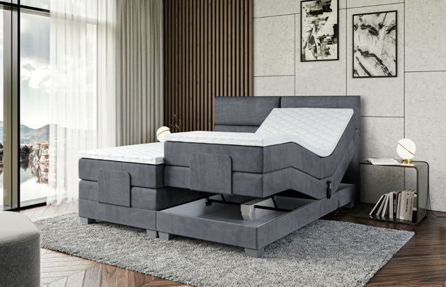 Elektrisches Boxspringbett MAYA EL - 5