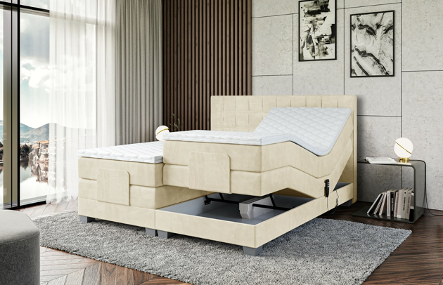 Elektrisches Boxspringbett OSTO EL - 5