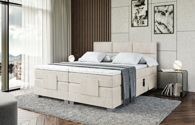 Elektrisches Boxspringbett PROT EL - 4