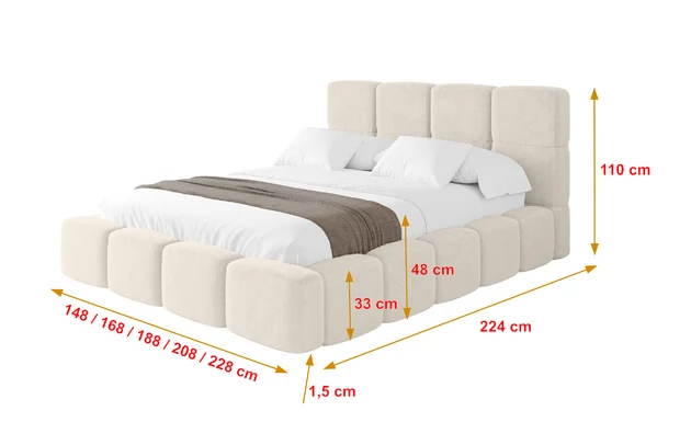 Polsterbett NATA - 4