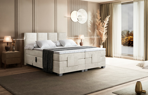 Elektrisches Boxspringbett ROKS EL - 4