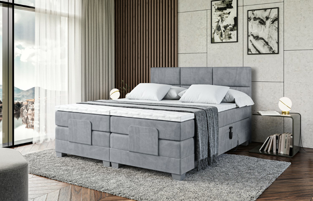 Elektrisches Boxspringbett PROT EL - 4