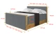 Boxspringbett LOLLI9-Z-KING