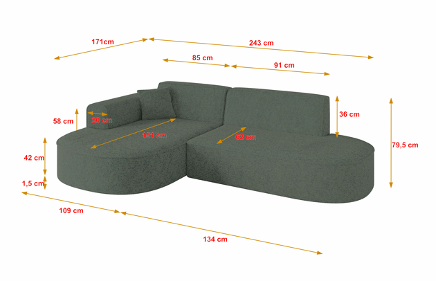 Ecksofa MARI-L1 - 4