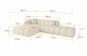 Ecksofa OLEA-L2 - 5