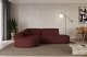 Bezug: Samt, Farbe: Bordeauxrot - Dream Velvet 202.11, Stellvariante: Ottomane Links, Stoffbeschreibung: Polsterstoff Dream Velvet: Wasserabweisender und leicht zu reinigender Möbelstoff, scheuerfest (30.000 Martindale-Zyklen) lichtecht (6) und pillingarm (4-5), aus 100 % PES, Gewicht 360 g/m2 ±5 %, Materialzusammensetzung: 100% Polyseter, Pilling Resistenz: 4-5, Abriebfestigkeit: 5, Scheuerbeständigkeit: 30000 Martindale-Zyklen, Ausstattung: Kissen, Zimmer: Wohnzimmer, Tiefe: 171 cm, Breite: 243 cm, Höhe: 79,5 cm, Schlaffunktion: Ohne Schlaffunktion, Länge der Schlaffläche: Nicht zutreffend, Breite der Schlaffläche: Nicht zutreffend, Liegehöhe: Nicht zutreffend, Anzahl der Sitzflächen: 3, Sitzfüllung: Wellenfeder + HR35 und T30-Schaum, Art der Rückenkissen: Rückenlehne - feste, Annzahl der Sitzkissen: 2, Anzahl der Zierkissen: 1, Breite der Armlehnen: 20 cm, Höhe der Armlehnen: 58 cm, Breite der Ottomane: 109 cm, Tiefe der Ottomane: 151 cm, Tiefe der Sitzfläche: 62 cm, Sitzhöhe: 43,5 cm - 1