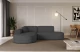 Bezug: Samt, Farbe: Dunkelgrau - Dream Velvet 202.13, Stellvariante: Ottomane Links, Stoffbeschreibung: Polsterstoff Dream Velvet: Wasserabweisender und leicht zu reinigender Möbelstoff, scheuerfest (30.000 Martindale-Zyklen) lichtecht (6) und pillingarm (4-5), aus 100 % PES, Gewicht 360 g/m2 ±5 %, Materialzusammensetzung: 100% Polyseter, Pilling Resistenz: 4-5, Abriebfestigkeit: 5, Scheuerbeständigkeit: 30000 Martindale-Zyklen, Ausstattung: Kissen, Zimmer: Wohnzimmer, Tiefe: 171 cm, Breite: 243 cm, Höhe: 79,5 cm, Schlaffunktion: Ohne Schlaffunktion, Länge der Schlaffläche: Nicht zutreffend, Breite der Schlaffläche: Nicht zutreffend, Liegehöhe: Nicht zutreffend, Anzahl der Sitzflächen: 3, Sitzfüllung: Wellenfeder + HR35 und T30-Schaum, Art der Rückenkissen: Rückenlehne - feste, Annzahl der Sitzkissen: 2, Anzahl der Zierkissen: 1, Breite der Armlehnen: 20 cm, Höhe der Armlehnen: 58 cm, Breite der Ottomane: 109 cm, Tiefe der Ottomane: 151 cm, Tiefe der Sitzfläche: 62 cm, Sitzhöhe: 43,5 cm - 1