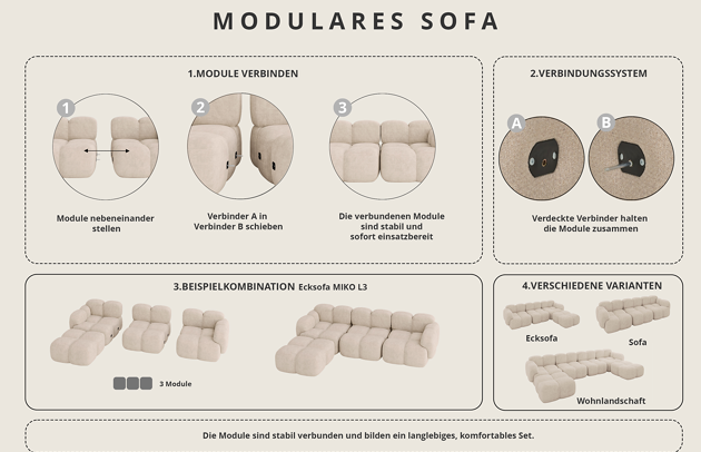 Ecksofa Miko-L1 - 8