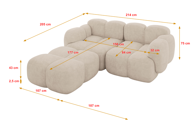 Ecksofa Miko-L1 - 4