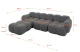 Ecksofa Miko-L2