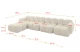 Ecksofa Miko-L3
