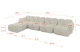Ecksofa Miko-L3
