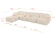 Ecksofa Miko-L3