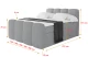 Boxspringbett NINA-Z KING - 4