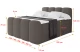 Boxspringbett NINA-Z KING - 4
