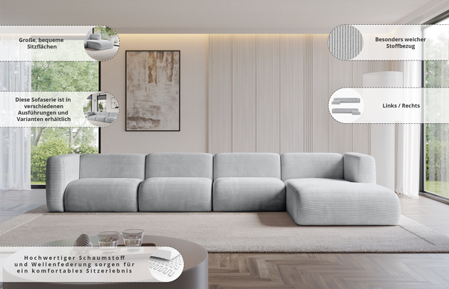 Ecksofa MIRA-L3 - 7