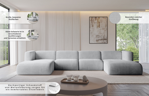Wohnlandschaft MIRA-U2 - 7